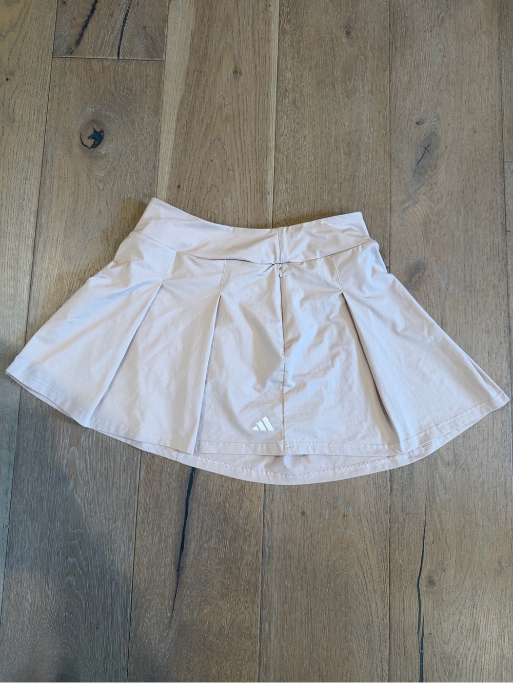 adidas Women's Cream Colored Pleated Skater Tennis Skort size 8-10